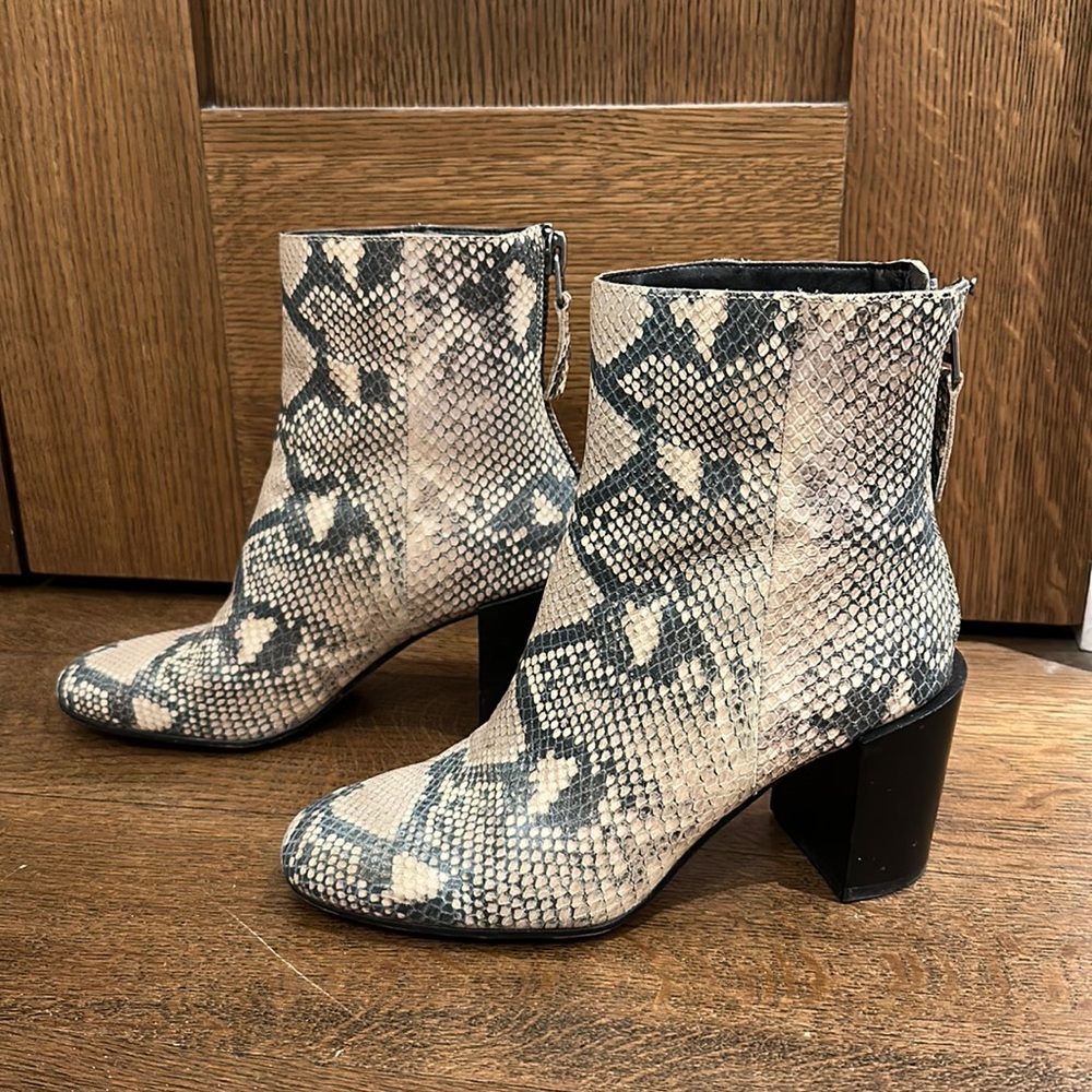 Dolce Vita Snakeskin Booties